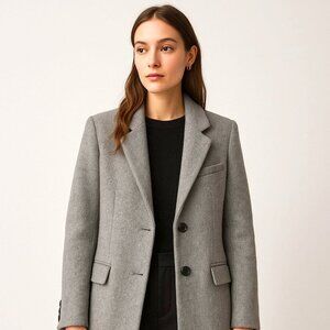 ZARA Limited Edition Wool Blend Long Coat